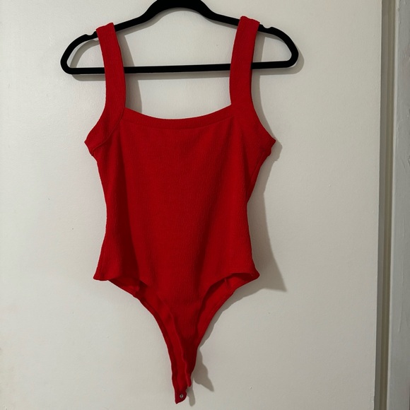ASTR the Label Angela Red Underwire Bodysuit - Picture 6 of 7